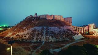 Day to Night timelapse of the Citadel of Aleppo [upl. by Benji]