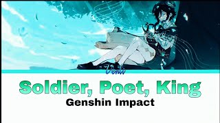 Venti singing Soldier Poet King Cover by Erika Harlacher Genshin impact [upl. by Ijic]