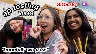 AP TESTING VLOG ap chemistry  sophomore in high school [upl. by Taub]