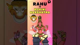 Rahu in Rohini Nakshatra Unlimited Wealth For Artists [upl. by Hcelemile]