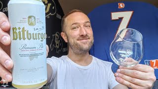 Bitburger Premium Pils 🍺 German Beer Review 🍻👍 [upl. by Ronym167]