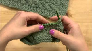 How to Knit a Scarf  Chutes amp Ladders Pattern [upl. by Ehcrop]