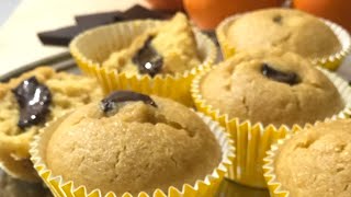 MUFFINS ALL’ ARANCIA CON CUORE DI CIOCCOLATO [upl. by Layney]