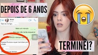 DEPOIS DE 6 ANOS TERMINEI POR WHATS  TROLLAGEM COM MÃšSICA [upl. by Lowell]