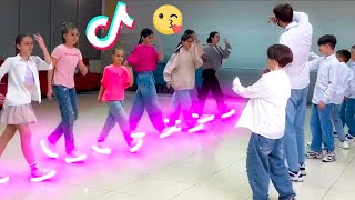 Tuzelity Shuffle 😎⭐️ Neon Mode 😱💥 Tuzelity Dance Challenge 2024 [upl. by Am]