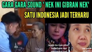 Suara Mas Gibran Jadi Sound Viral Mengharukan 2024 quotini Gibran nekquot [upl. by Kcirderfla]