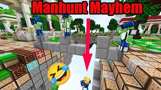 Can I Survive a Minecraft Skywars Manhunt Against EVERYONE [upl. by Kayle]