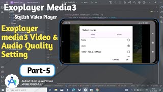 Exoplayer Media3 Video Quality Setting in Android Studio  Media3 Video Quality setting media3 [upl. by Idnerb]