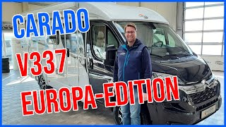 Carado V 337 Europa Edition Modell 2021  der kompakte Einzelbetten Van mit nur 665m [upl. by Nalla]