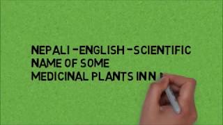 Medicinal Plants in Nepal [upl. by Olshausen]