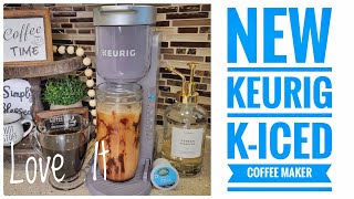 NEW Keurig KIced Coffee Maker KCup Review [upl. by Siravaj837]