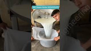 Paneer making using Regenerating Steam Boiler [upl. by Maidie]