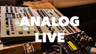 Elektron Analog MKII Techno Live Analog Four Rytm Heat [upl. by Cordeelia]