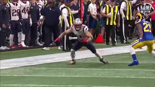 Julian Edelman vs Aqib Talib amp Marcus Peters Super Bowl LIII  WR vs CB Matchup [upl. by Odnuges]