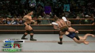 Smackdown Vs Raw 2009 Online  Batista vs Randy Orton vs Kurt CAW 12  PS3 [upl. by Latsirhc]