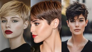 stylish and pretty pixie haircut ideas pixiestyle shorthairstyles [upl. by Awhsoj]