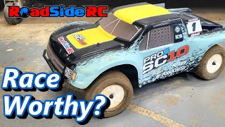 Can you race with a RTR RC Truck Team Associated Pro2 SC10 First Race [upl. by Georgeta]