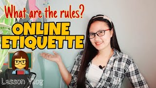 Online Etiquette  What are the Rules in Online Classroom [upl. by Trebliw877]