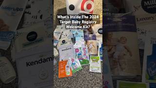 Free Target Baby Registry Welcome Kit target babyregistry freesamples pregnant mom haul [upl. by Sitnik]