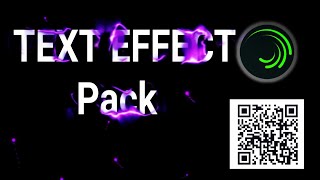 Alight motion Text Effect Preset pack Alight Link  XML [upl. by Aeneus916]