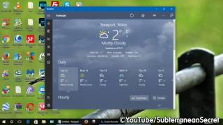 How to Set the Correct Location with Windows Weather App Windows 10 [upl. by Mohammed263]