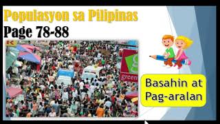 ARAL PAN QUARTER 2 WEEK 4 amp 5 POPULASYON NG PILIPINAS  GRADE 4 [upl. by Oidale706]