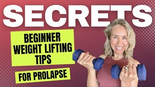 Beginner Weightlifting Tips for Prolapse or Bladder Leakage [upl. by Ettenuj456]