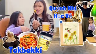 Một Ngày Chỉ Có Mẹ Hằng Và Em Quỳnh Nhi P2  Em Nhi Đi Học Vẽ [upl. by Deedahs]