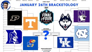 Bracketology Update  January 26 2024 [upl. by Jackqueline]