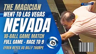 ⭐ Efren Reyes Full Game in Las Vegas 10Ball Match Race to 9 billiards pool sports tour efrenreyes [upl. by Marnia]