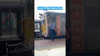 Loco Pilot Duty End 🚂👮‍♂️ shortvideo shots alp locopilet [upl. by Alokin]