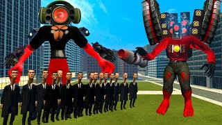 UPGRADE SPEAKERMAN TITAN AND CAMERAMAN TITAN VS ALL 174 SKIBIDI TOILET BOSSES in Garrys Mod 77 [upl. by Ain391]