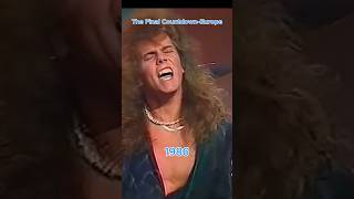 The Final Countdown  Europe from 1986 to 2024 music 80smusic celebrity shorts [upl. by Yramesor]