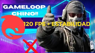 INSTALAR GAMELOOP CHINO  CONFIGURACIÓN EXTRA  120 FPS [upl. by Windsor]