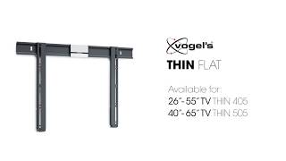 Produktvideo Vogels THIN 405505 ExtraThin starre TV Wandhalterung [upl. by Ijat709]