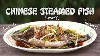 Chinese Steamed Fish  Home Style Cooking Under 30 Minutes [upl. by Ahsienauq]