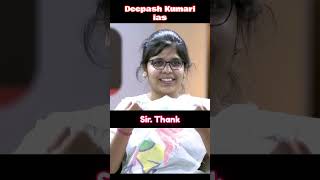 DEEPASH KUMARI IAS INTERVIEW ias interview shorts [upl. by Gusti900]