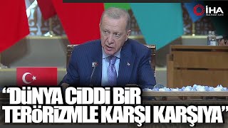 Cumhurbaşkanı Erdoğan İsrail’in Durdurulması Gerek [upl. by Errot]