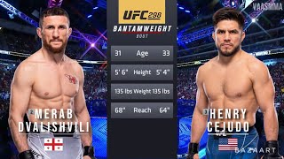 MERAB DVALISHVILI VS HENRY CEJUDO FULL FIGHT UFC 298 [upl. by O'Doneven]