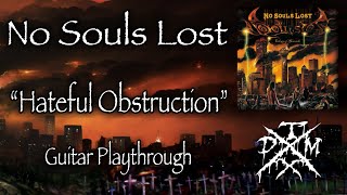 TXDM No Souls Lost Hateful Obstruction Eulogy of Genocide Guitar Playthrough on Charvel SoCal [upl. by Ania]