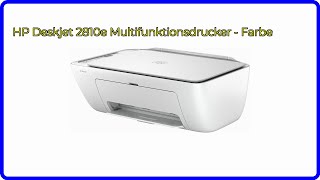 BEWERTUNG 2024 HP Deskjet 2810e Multifunktionsdrucker  Farbe WESENTLICHE Einzelheiten [upl. by Eldnek]