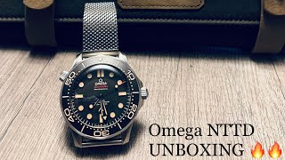 Omega Seamaster NTTD 300M  007 watch UNBOXING 😎🔥😎🔥 [upl. by Edge]