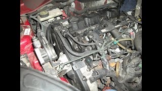 Timing belt change Split belt method [upl. by Clellan]