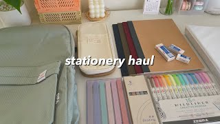 huge stationery haul 🌷✨  aesthetic [upl. by Nyladnor]