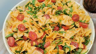 Italienischer Nudelsalat mit Pesto  fix und fantastisch lecker [upl. by Wall824]