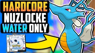 CAN I BEAT A POKÉMON SOULSILVER HARDCORE NUZLOCKE WITH ONLY WATER TYPES Kanto [upl. by Eeclehc]