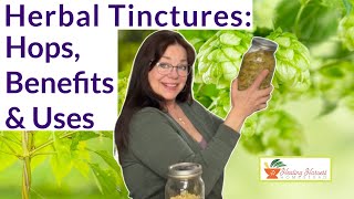 Herbal Tinctures Hops Benefits amp Uses [upl. by Uhthna]