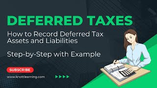 How to record Deferred Tax Assets amp Liabilities  IRS Form 1120 [upl. by Neron]