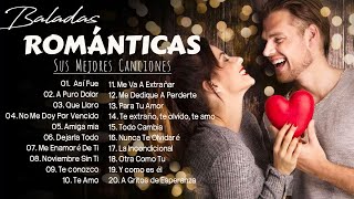 Las 100 Canciones Romanticas Inmortales 💝 Romanticas Viejitas en Español 8090s 💖Canciones De Amor [upl. by Rotman]