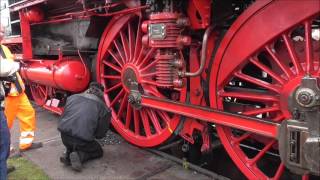 Eisenbahnmuseum Bochum Dahlhausen 40 jähr Jubiläum Teil 1  Entgleisung der 01 180 [upl. by Halstead]